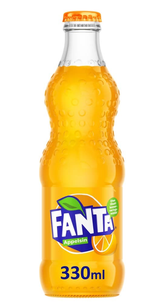 Fanta Orange 0,33l glassflaske