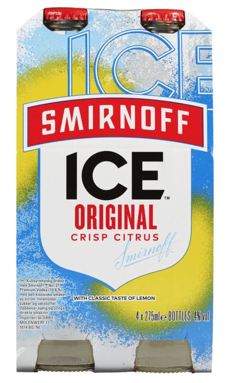 Smirnoff Ice Original 275mlx4 flaske 1100 ml
