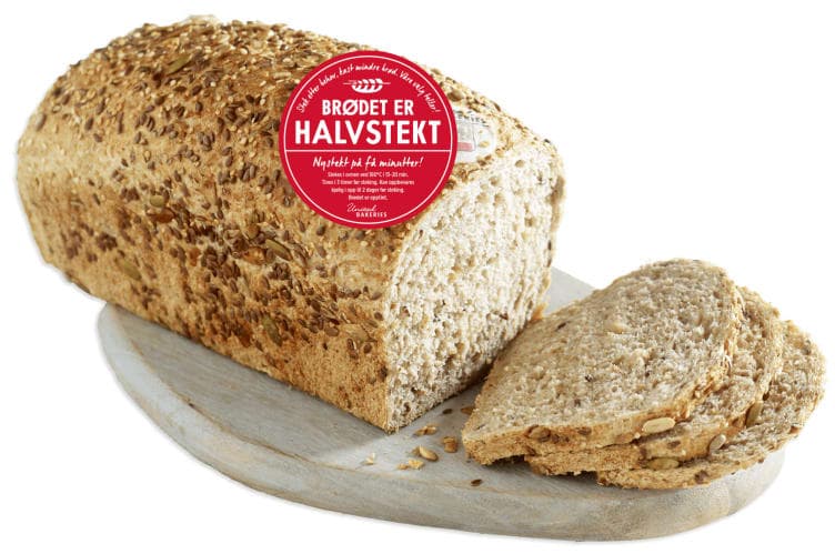 Norsk Grovbrød Halvstekt 690g 1 g