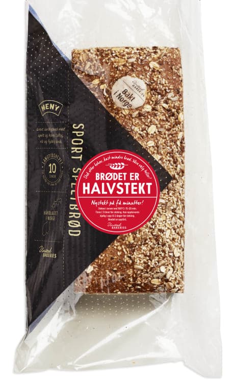 Sport Speltbrød Halvstekt 780g Håndlagd 1 g