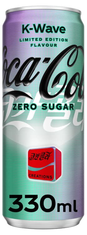 K-Wave Zero 0,33l boks Coke Creation