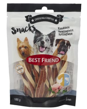 Snacks Kyllingtwist 100g Best Friend