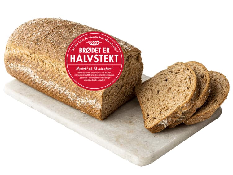 Noras Grovbrød Halvstekt ca 750g 1 g