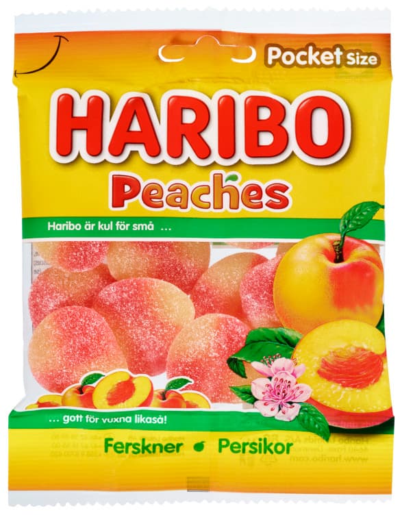 Peaches 80g Haribo