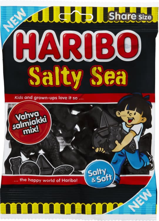 Salty Sea Salmiakkmix 170g Haribo