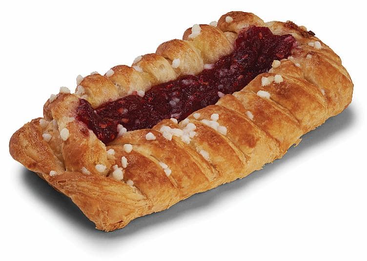 Wienerflette Vanilje&Bringebær 1 stk