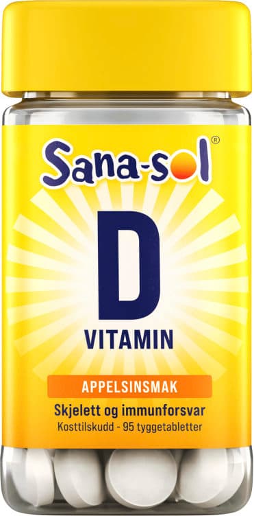 D-Vitamin Appelsin 95stk Sana-Sol