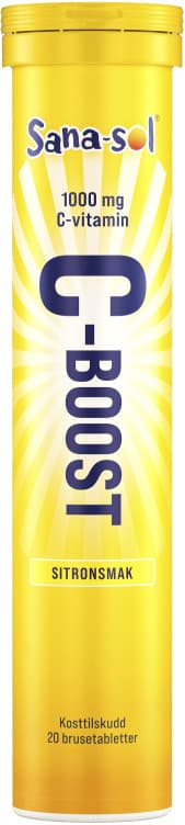 C-Boost Sitronsmak 1000mg 20stk Sana-Sol