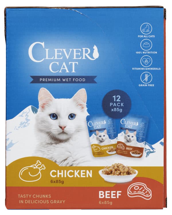 Clever Cat Mix Poser 12x85g 1,02 kg