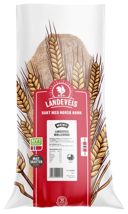Møllebrød 650g Landeveis