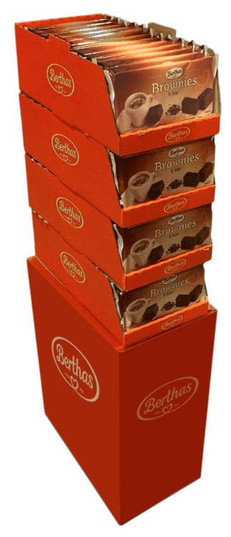 Brownies 8 Biter 144g Berthas