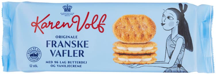 Franske Vafler 160g Karen Volf