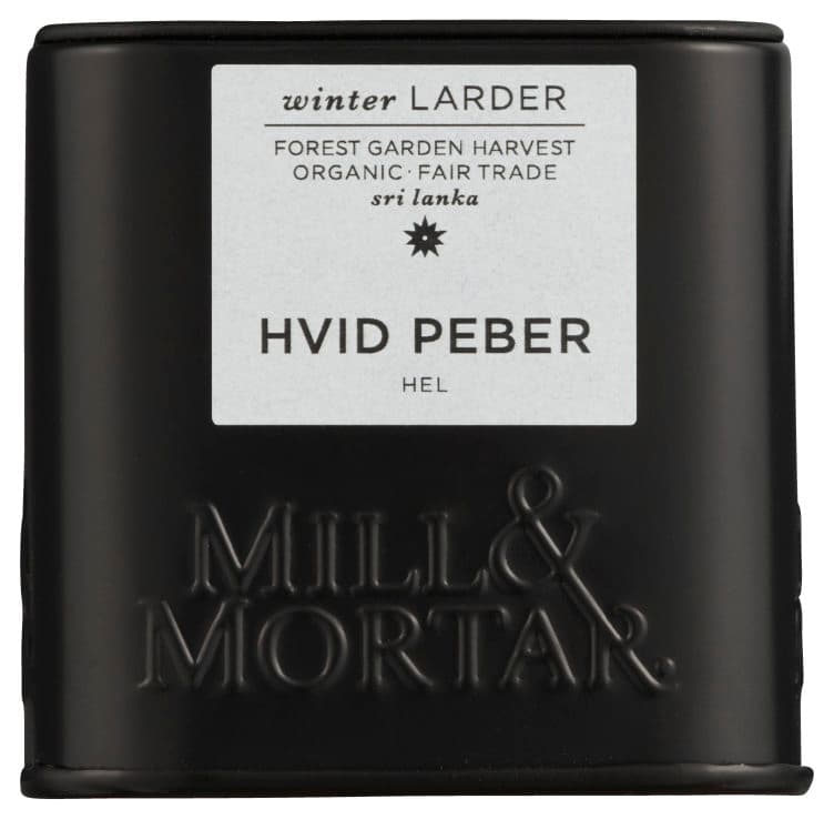 Pepper Hvit hel 50g Mill&Mortar