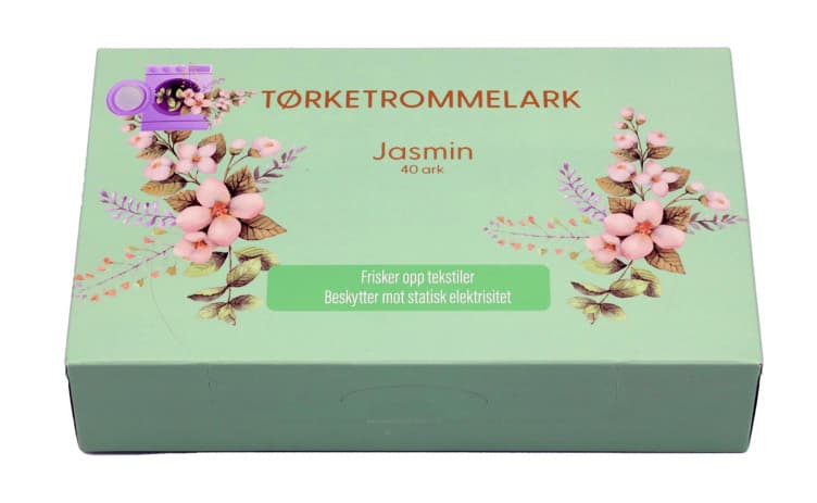 Tørketrommelark Jasmin 40stk