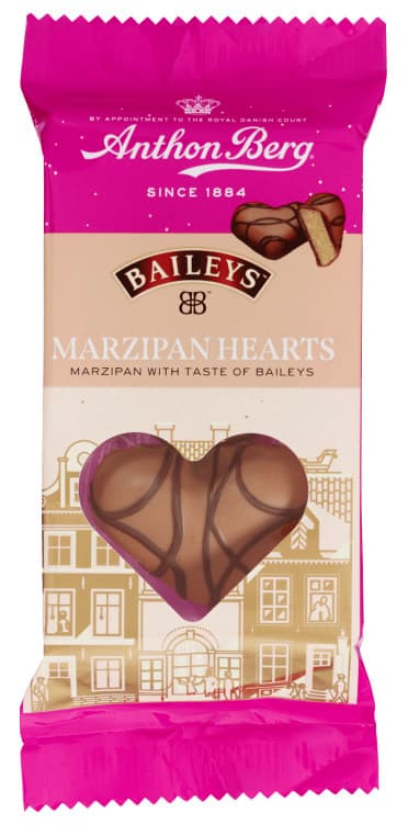 Marsipanhjerte Baileys 84g Anthon Berg
