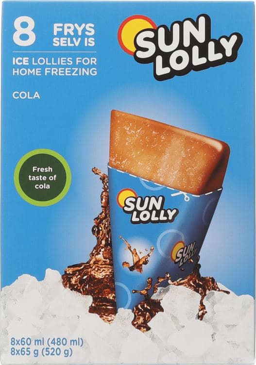 Sun Lolly Cola 8stk 480 ml