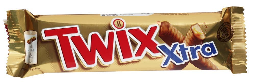 Twix Xtra tvilling-barer 75 g