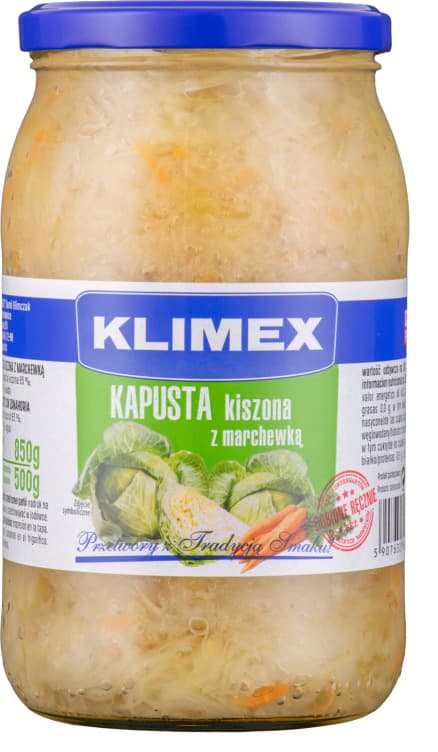 Surkål 860g Klimex