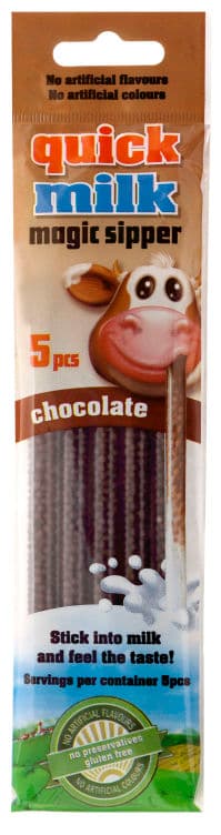 Quick Milk Magic Sipper Sjokolade 5pk Felfoldi 5 stk