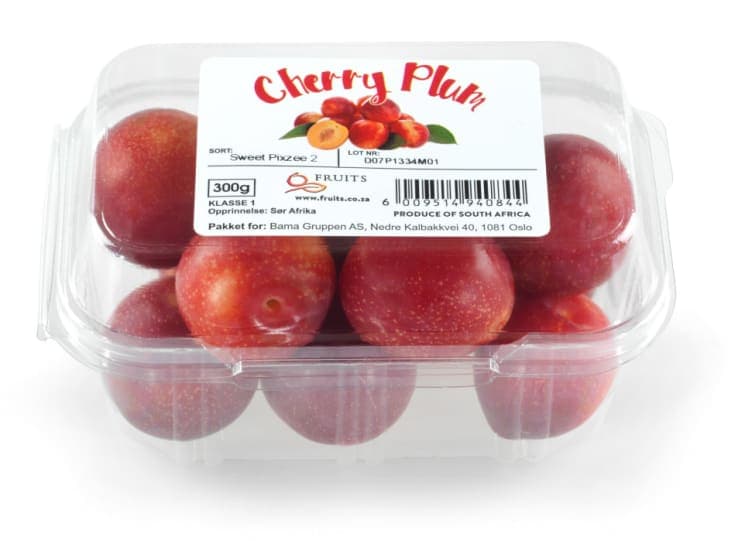 Plommer Cherry 300g kurv