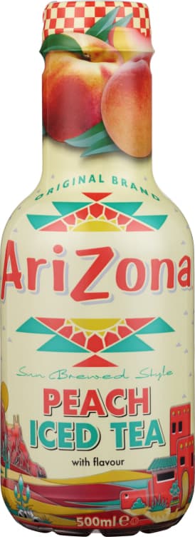 Arizona Iced Tea Peach 0,5l flaske
