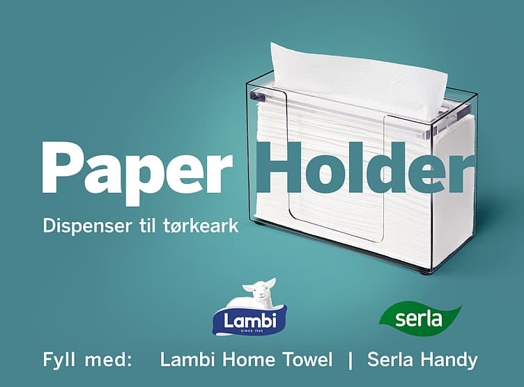 Paper Holder Clear 1 stk