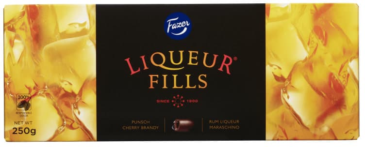 Liqueur Fills Sjokolade 250g Fazer