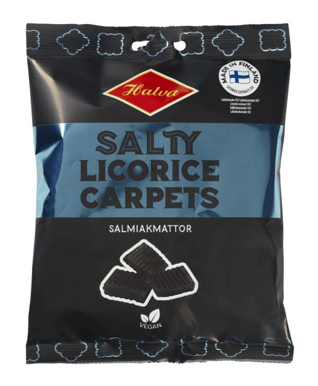 Licorice Carpets Salty 140g Halva