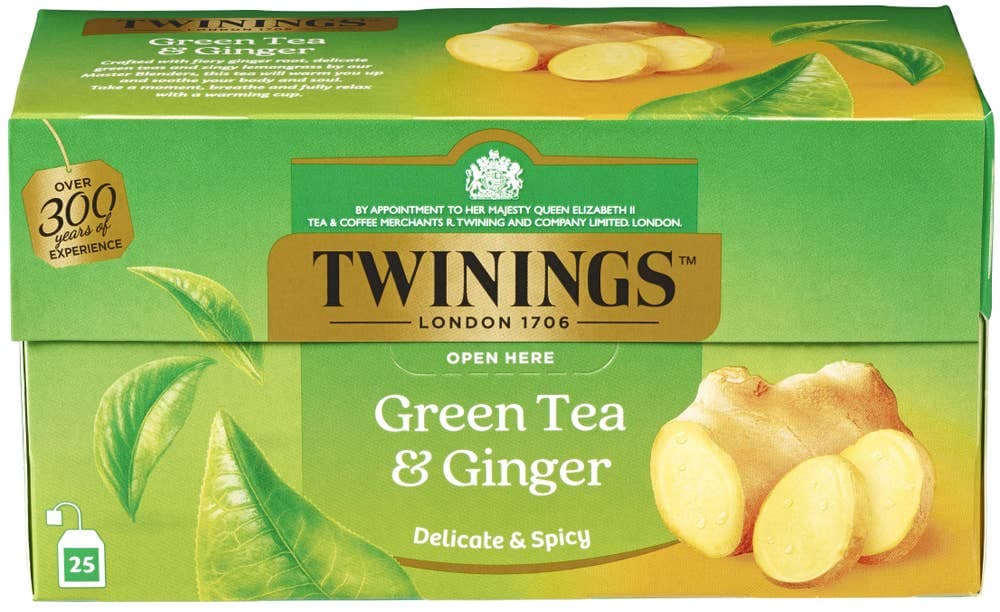 Grønn Te Ingefær 25 stk