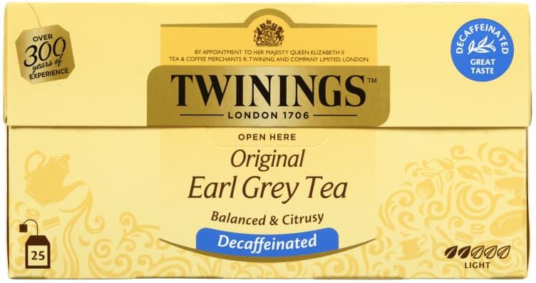 Earl Grey Tea Koffeinfri 25pos Twinings 25 stk