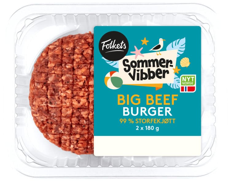 Burger Big Beef 2x180g Sommervibber 360 g