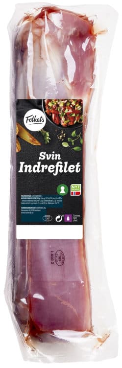 Svin Indrefilet hel Ca500g Folkets