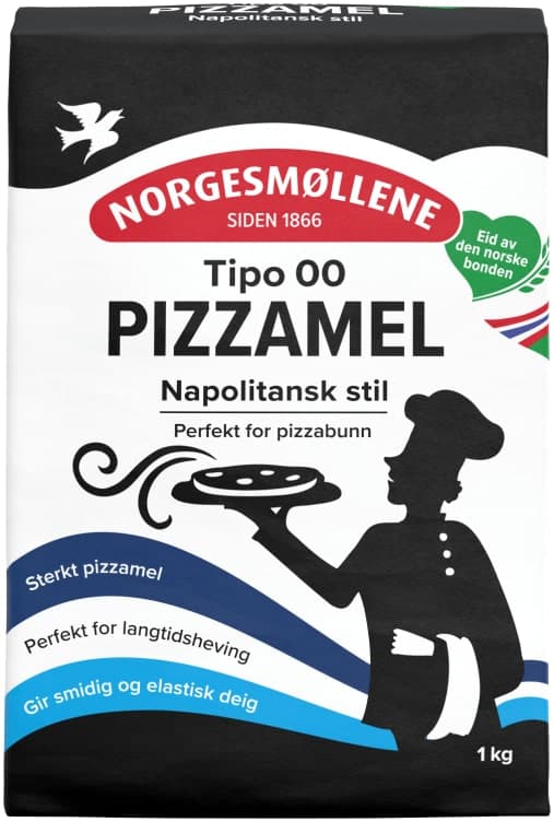 Pizzamel Tipo 00 Napolitansk 1kg Møllerens