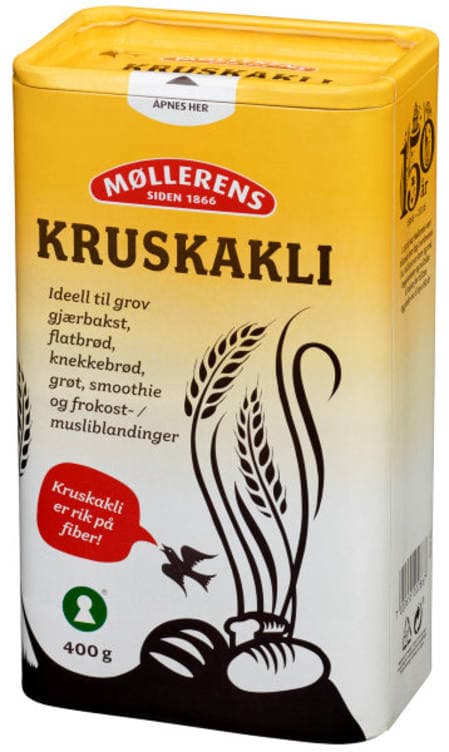 Kruskakli Hvete 400g boks Møllerens