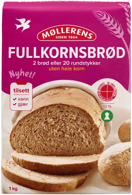 Fullkornsbrød Melmiks 1kg Møllerens