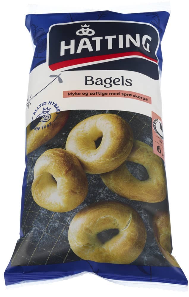Bagels 6 stk, 510 g