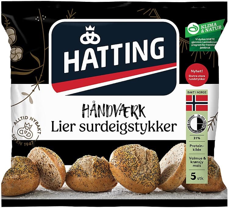 Lier Surdeigstykke 5stk 450g Hatting