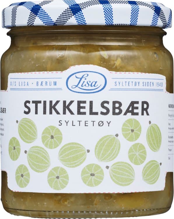 Stikkelsbær Syltetøy 250g Lisa