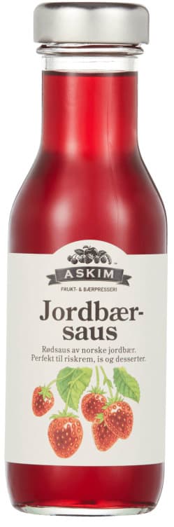 Jordbærsaus 250ml Askim