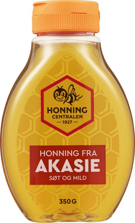 Akasiehonning Flytende 350g Honningcentralen