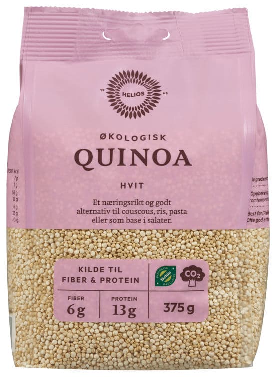 Hvit Quinoa 375g Økologisk Helios