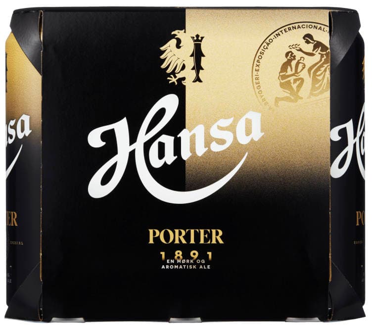 Hansa Spesial Porter 0,5lx6 boks 3000 ml