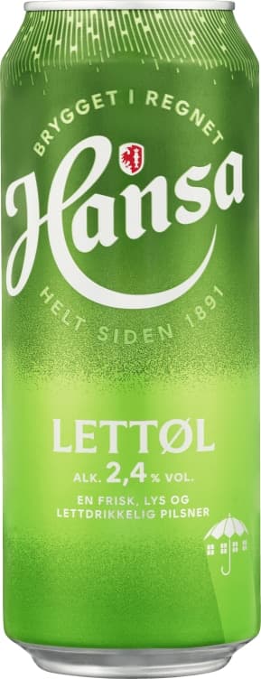 Hansa Lettøl 0,5l boks