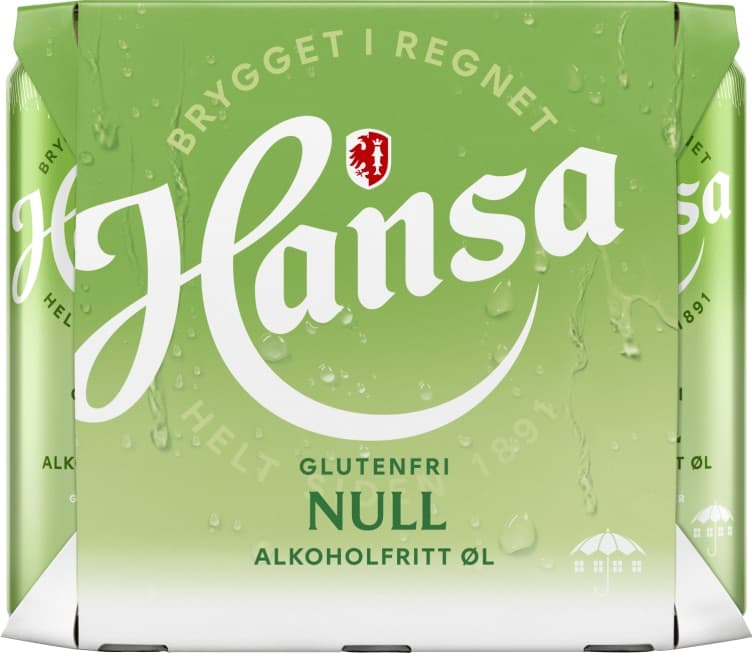 Hansa Null% 0,5lx6 boks 3000 ml