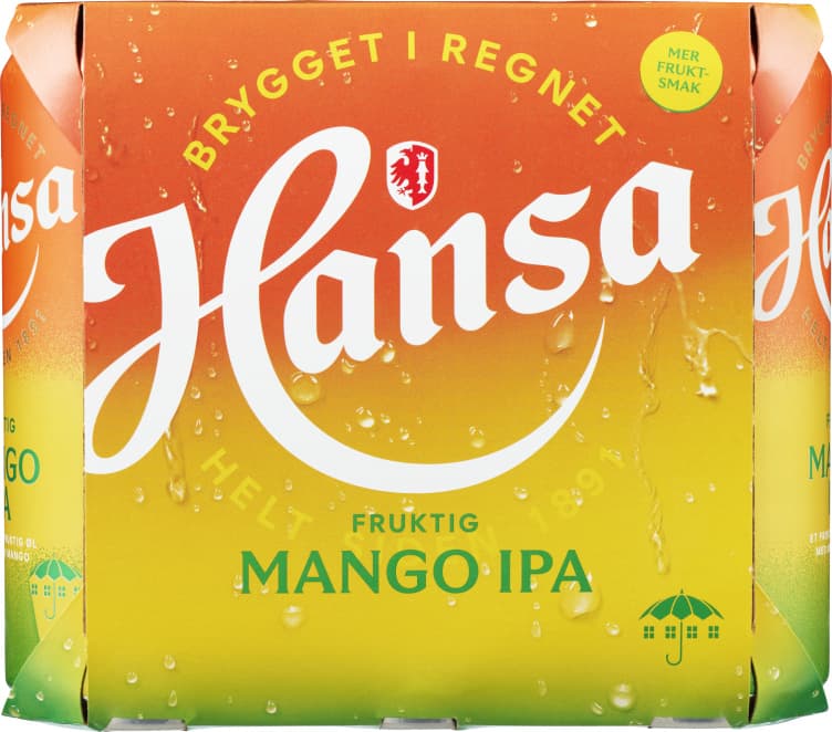 Hansa Mango Ipa 0,5lx6 boks 3000 ml
