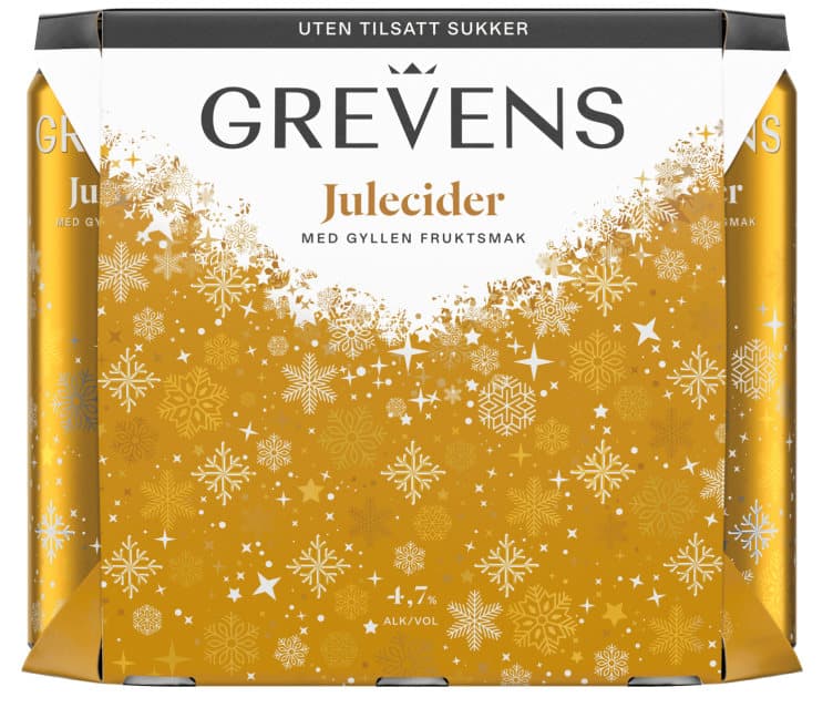 Grevens Julecider Gyllen 0,5lx6 boks