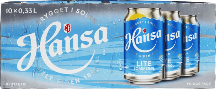 Hansa Sommerøl Lite 0,33lx10 boks