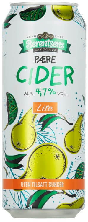 Pærecider Lite 0,5l boks Berentsens