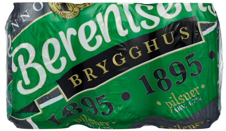 1895 Pilsner 0,33lx6 boks Berentsens 1980 ml