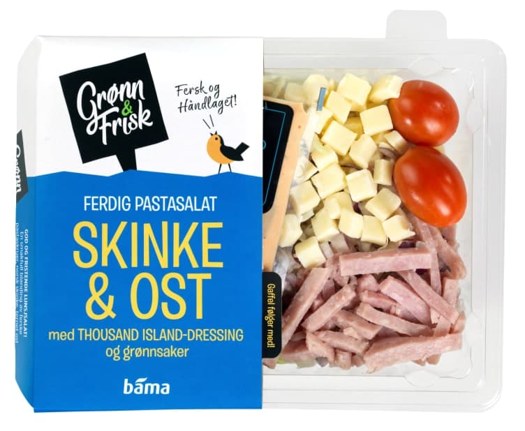 Pastasalat Skinke&Ost 330g Grønn&Frisk